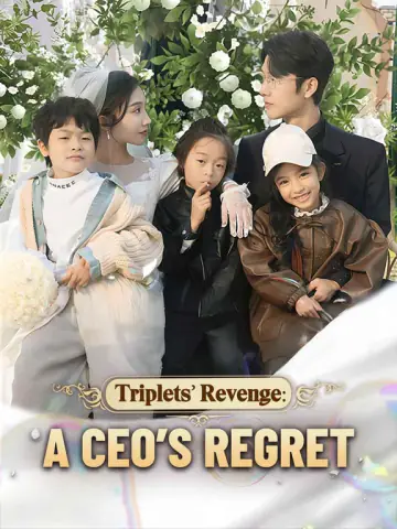 Capa da novela Vingança dos Trigêmeos: O Arrependimento do CEO